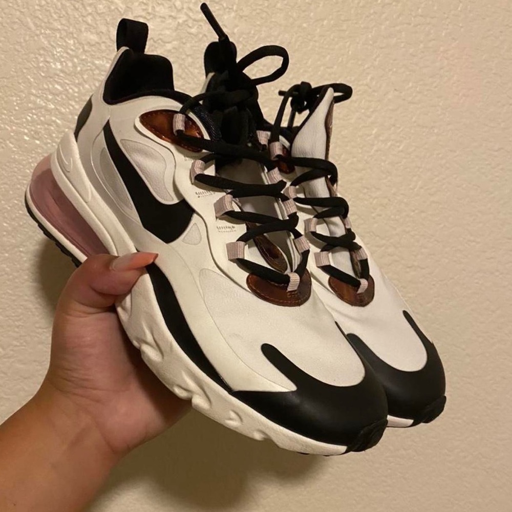 Womens Air Max 270 React w/ tortoise accents
